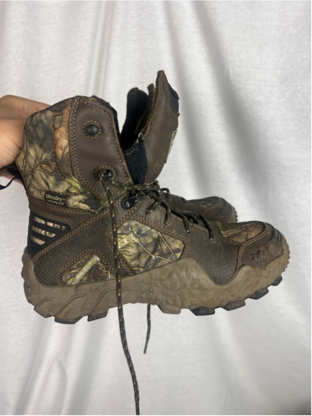Irish Setter VaprTrek Waterproof 2839 Insulated Hunting Boots Womens Sz 8